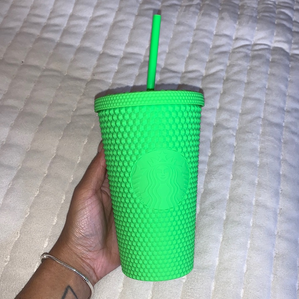 Starbucks Neon Green Grande tumbler